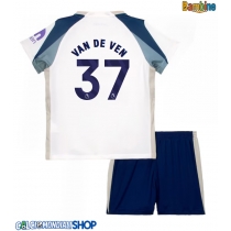 Maglie da calcio Tottenham Hotspur Micky van de Ven #37 Prima Maglia Bambino 2025-26 Manica Corta + Pantaloni corti)